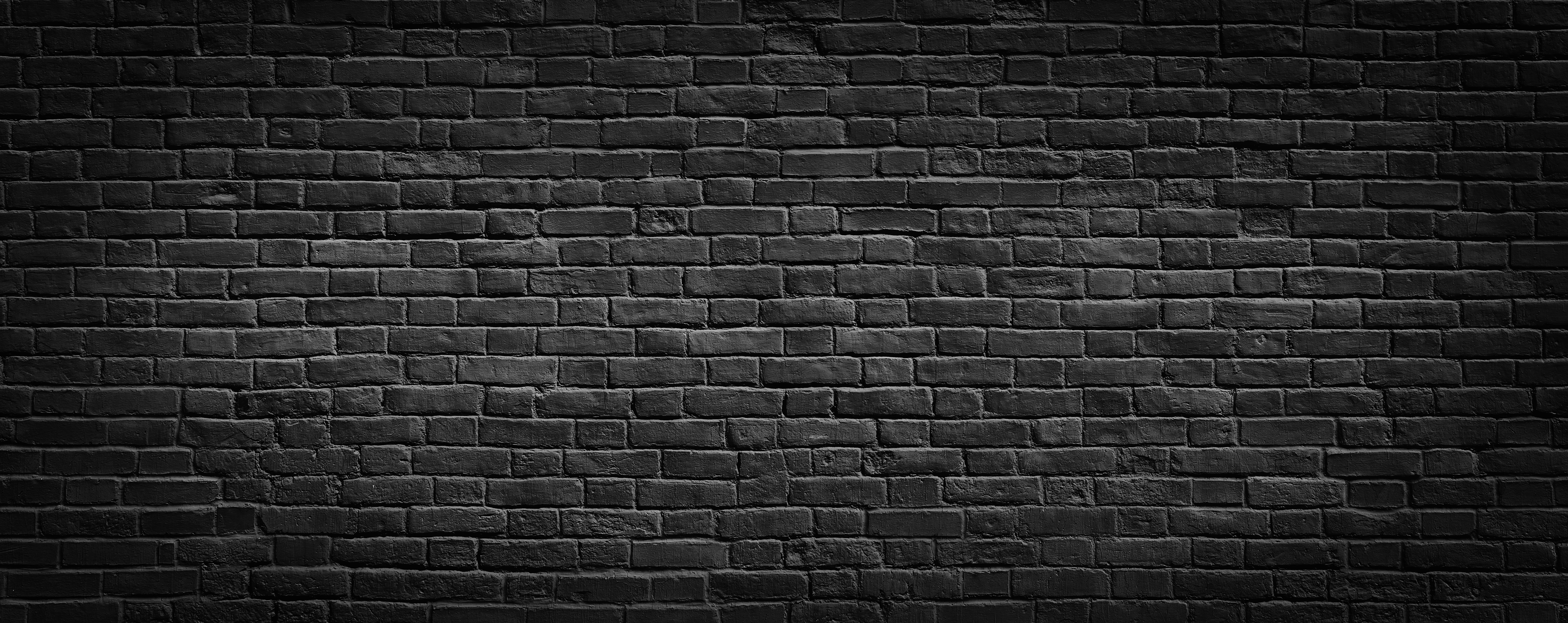 Black Brick Wall Background